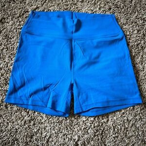 Blue spandex Stori by Katy Hearn shorts